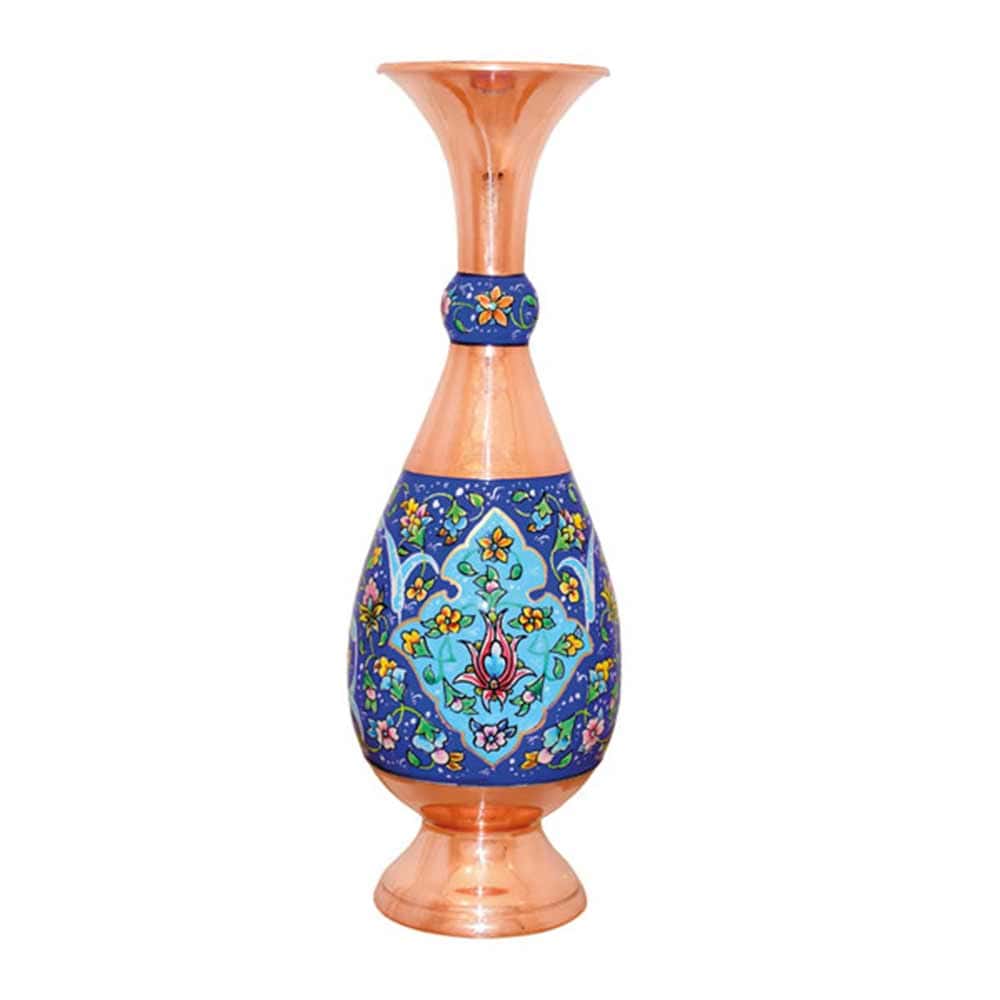 گلدان صراحی مس و پرداز
