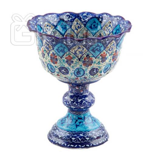 کاسه پایه دار میناکاری پردیس 